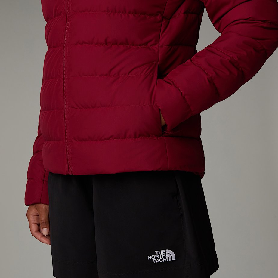 Women The North Face Aconcagua III Hooded Jackets Red | NF0A39L1J