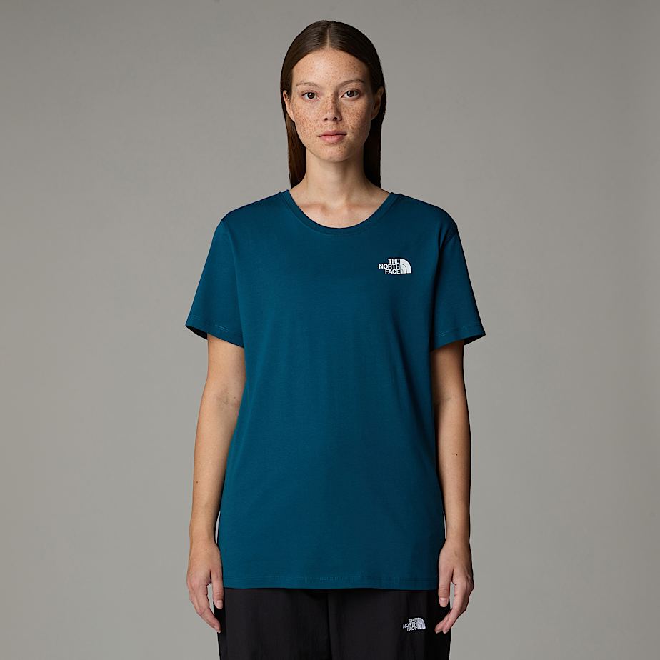 Women The North Face Anniversary T Shirts Navy | NF0A55U1X