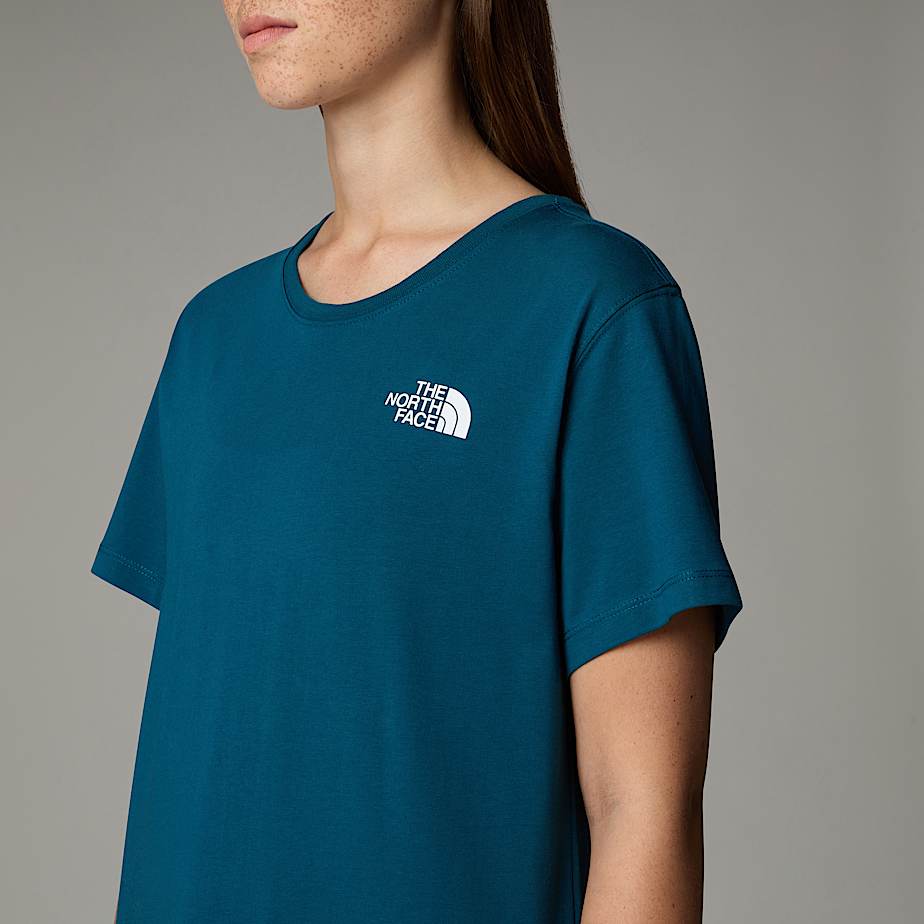 Women The North Face Anniversary T Shirts Navy | NF0A55U1X