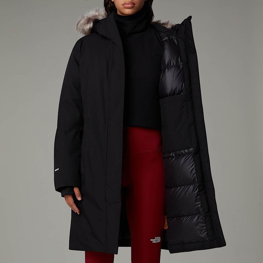 Women The North Face Arctic Parka Black | NF0A04K9D
