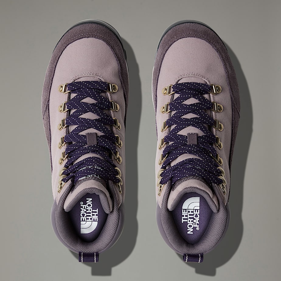 Women The North Face Back-To-Berkeley IV Textile Lifestyle Boots Grey | NF0A11D0D