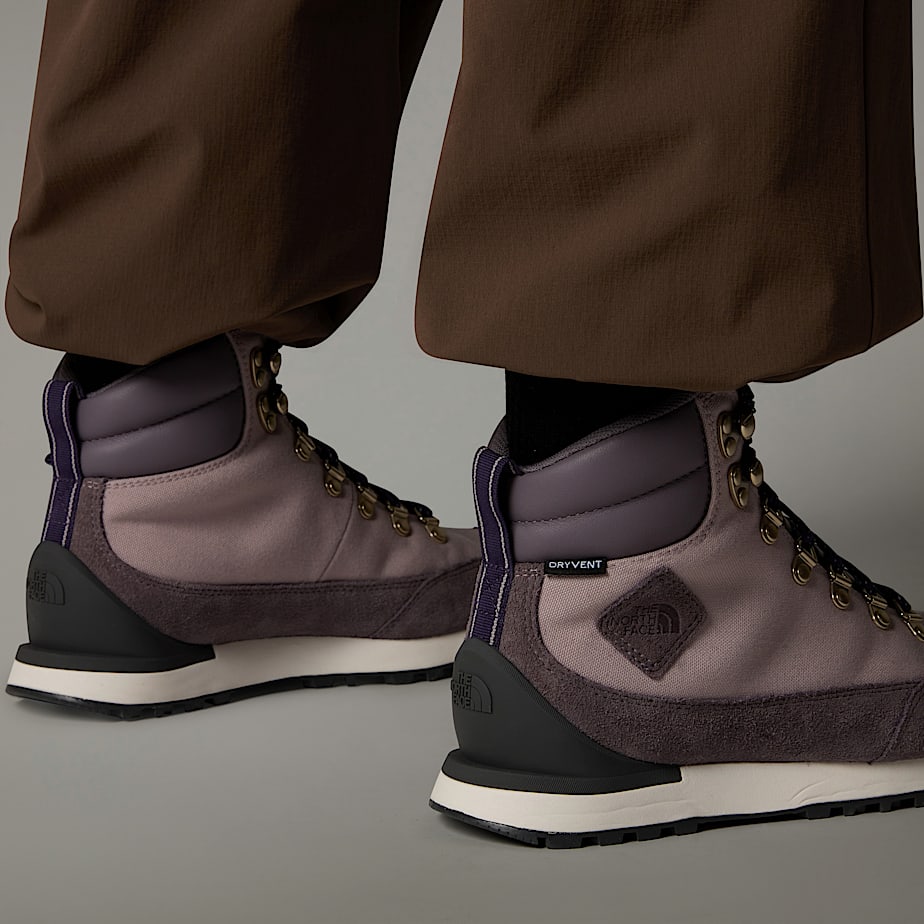 Women The North Face Back-To-Berkeley IV Textile Lifestyle Boots Grey | NF0A11D0D