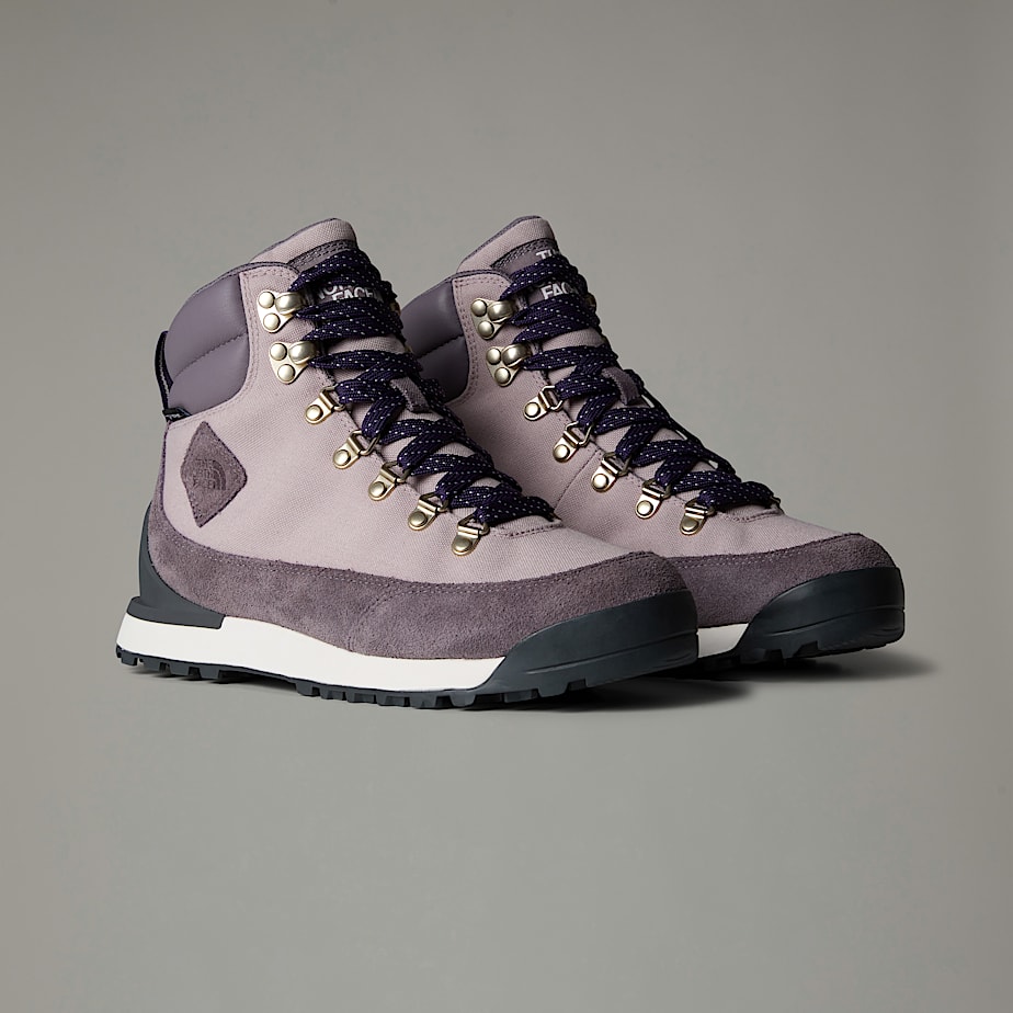 Women The North Face Back-To-Berkeley IV Textile Lifestyle Boots Grey | NF0A11D0D