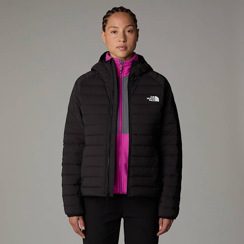 Women The North Face Belleview Stretch Down Jackets Black | NF0A16S1K