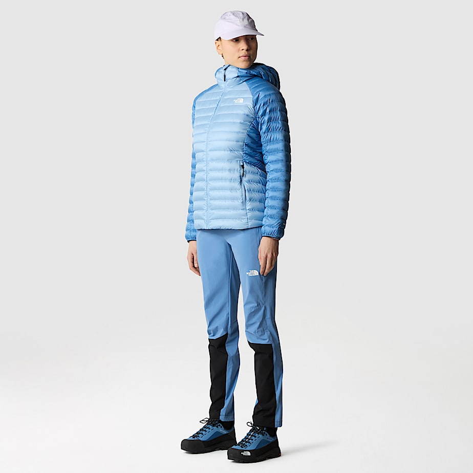 Women The North Face Bettaforca Hooded Down Jackets Blue | NF0A96X2L