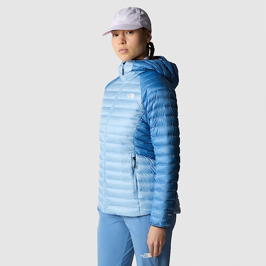 Women The North Face Bettaforca Hooded Down Jackets Blue | NF0A96X2L