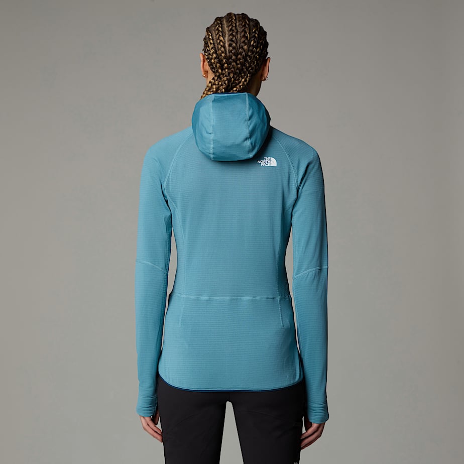 Women The North Face Bolt Polartec® Power Grid™ Hooded Jackets Blue | NF0A68N2T