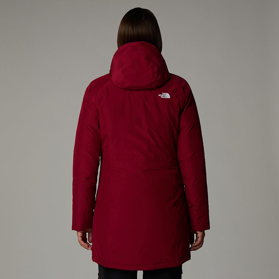 Women The North Face Brooklyn Parka Red | NF0A63A8S