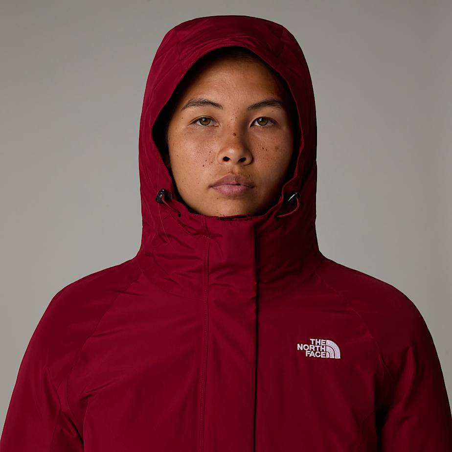 Women The North Face Brooklyn Parka Red | NF0A63A8S