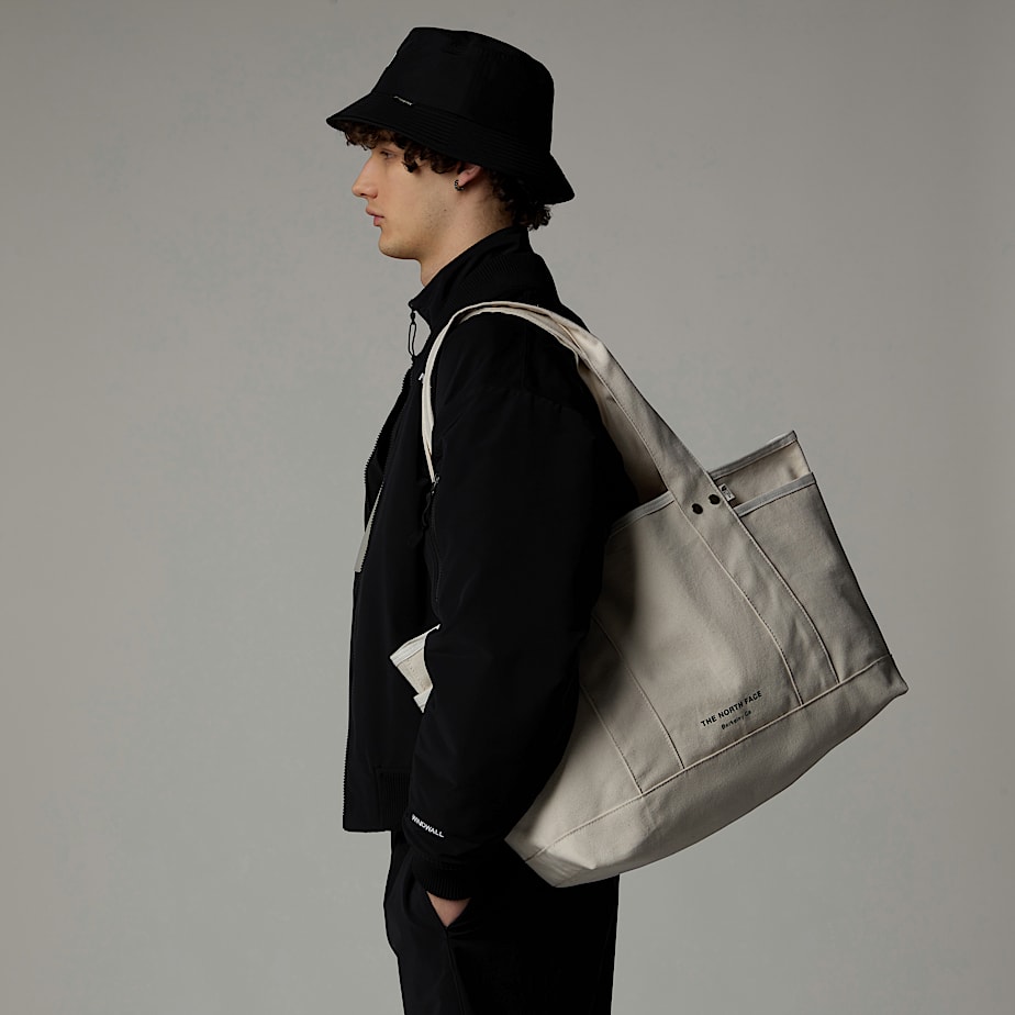 Women The North Face Circular Cotton Tote Bags White | NF0A02H1R