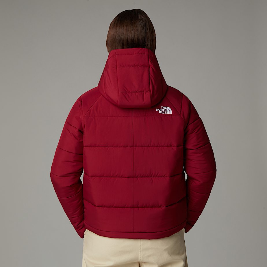 Women The North Face Circular Synthetic Hooded Jackets Red | NF0A49O6W