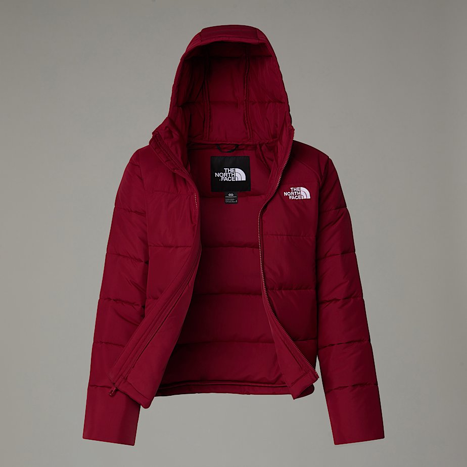 Women The North Face Circular Synthetic Hooded Jackets Red | NF0A49O6W
