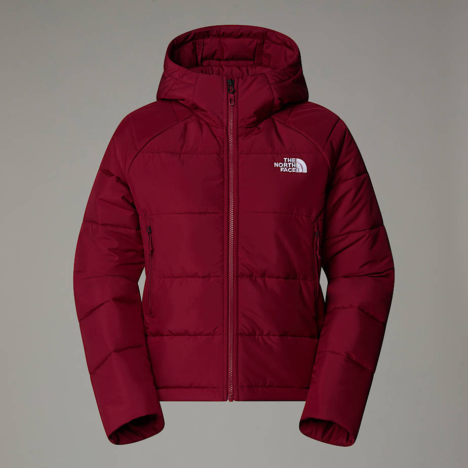 Women The North Face Circular Synthetic Hooded Jackets Red | NF0A49O6W
