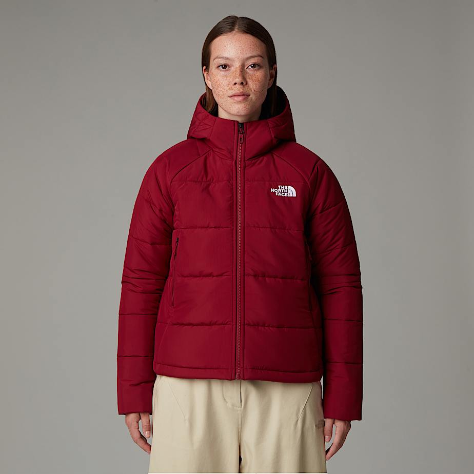 Women The North Face Circular Synthetic Hooded Jackets Red | NF0A49O6W