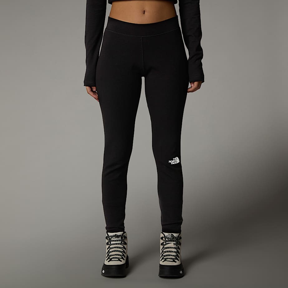 Women The North Face Cotton Leggings Black | NF0A76W7J