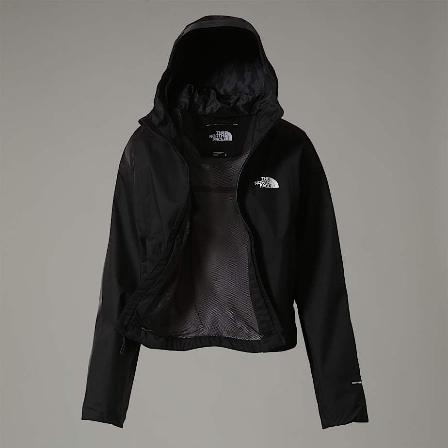 Women The North Face Cropped Quest Jackets Black | NF0A23I1T