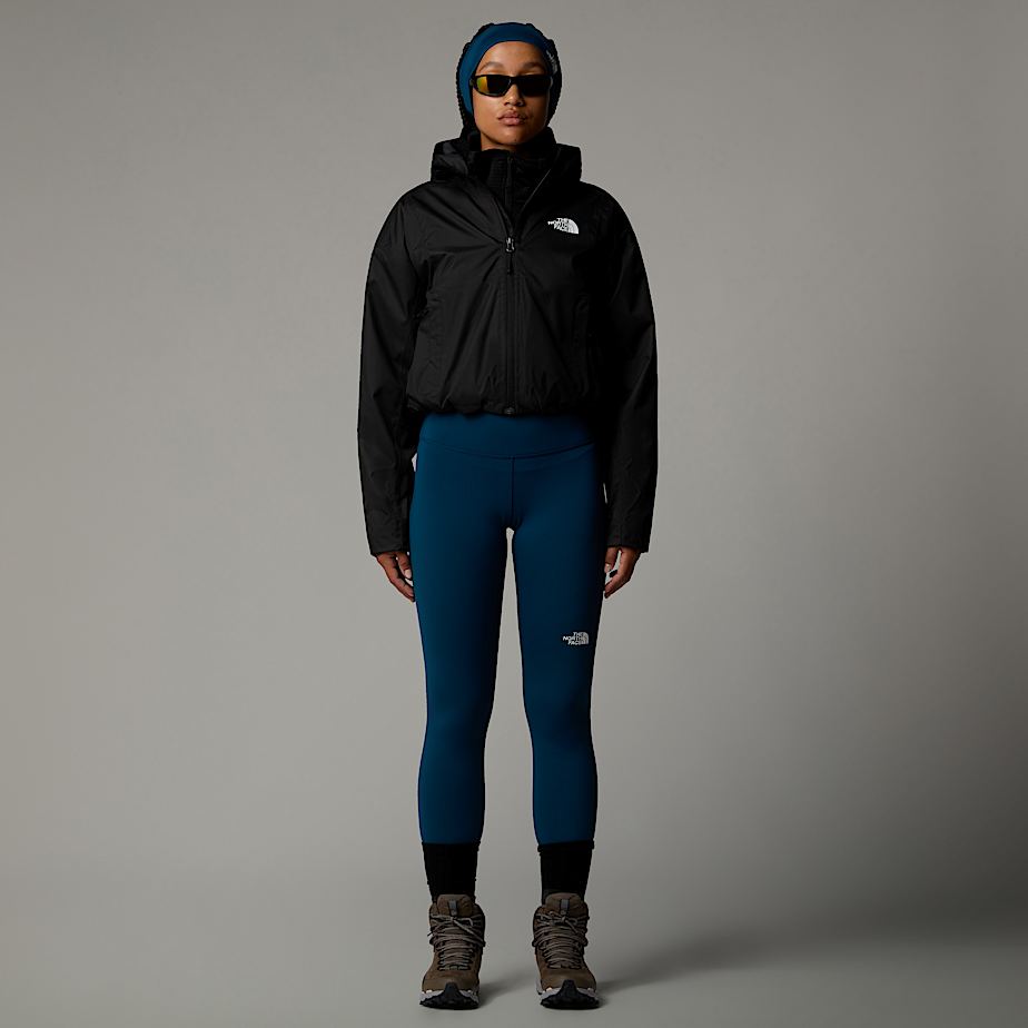 Women The North Face Cropped Quest Jackets Black | NF0A23I1T