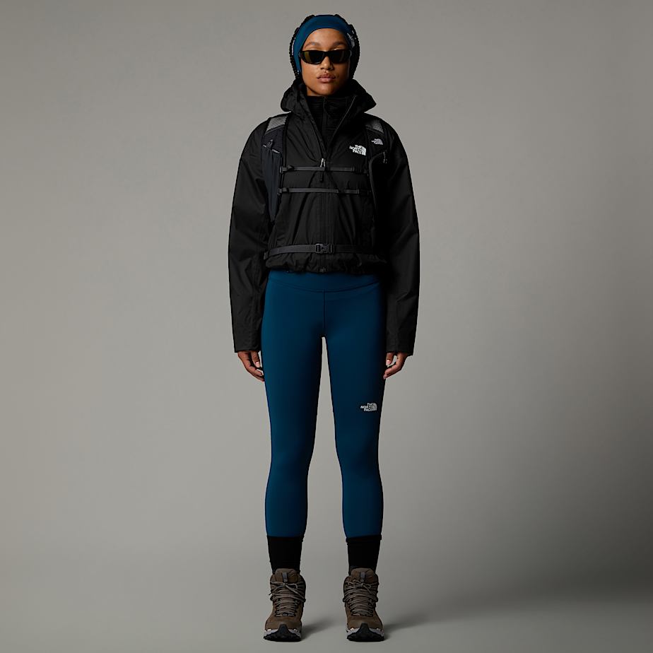 Women The North Face Cropped Quest Jackets Black | NF0A23I1T