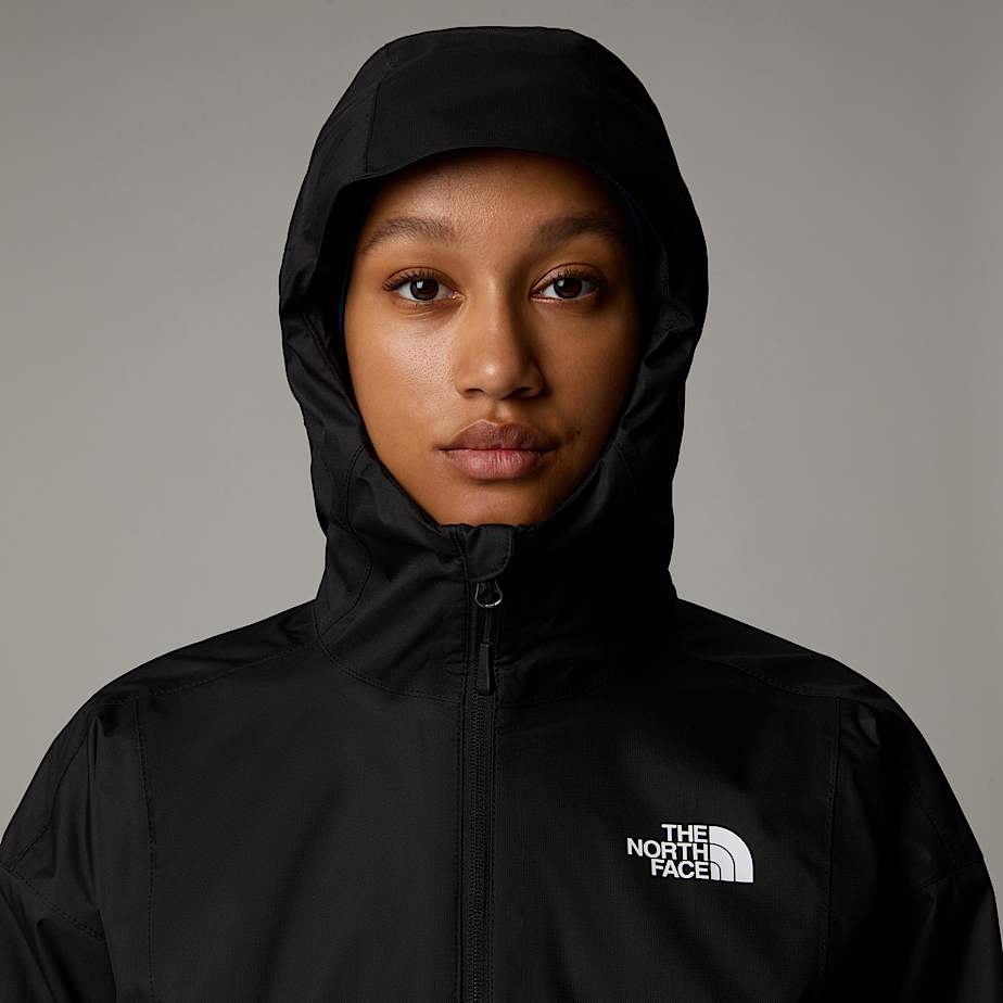 Women The North Face Cropped Quest Jackets Black | NF0A23I1T