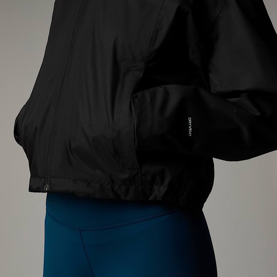 Women The North Face Cropped Quest Jackets Black | NF0A23I1T