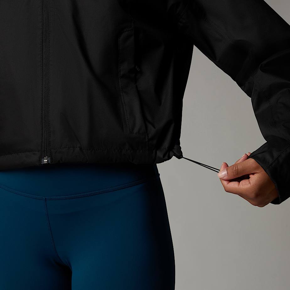 Women The North Face Cropped Quest Jackets Black | NF0A23I1T