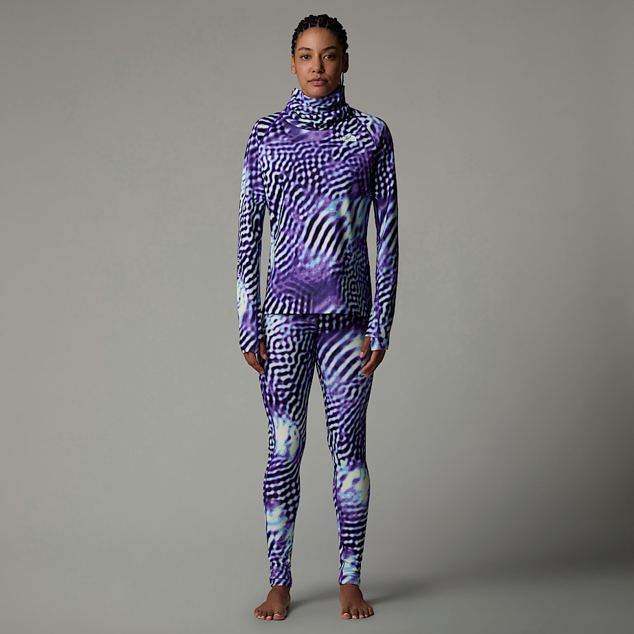 Women The North Face Dragline Long-Sleeve Baselayer T Shirts Purple | NF0A17D5X