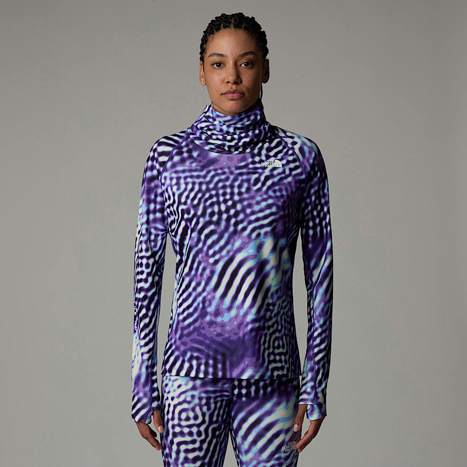Women The North Face Dragline Long-Sleeve Baselayer T Shirts Purple | NF0A17D5X