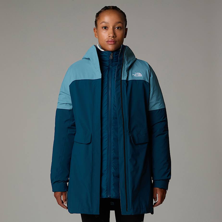 Women The North Face DryVent™ Mono Triclimate 3-in-1 Parka Blue | NF0A66S8S