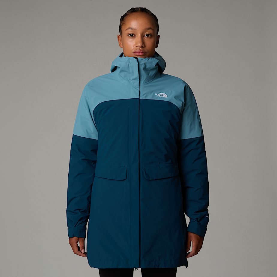 Women The North Face DryVent™ Mono Triclimate 3-in-1 Parka Blue | NF0A66S8S