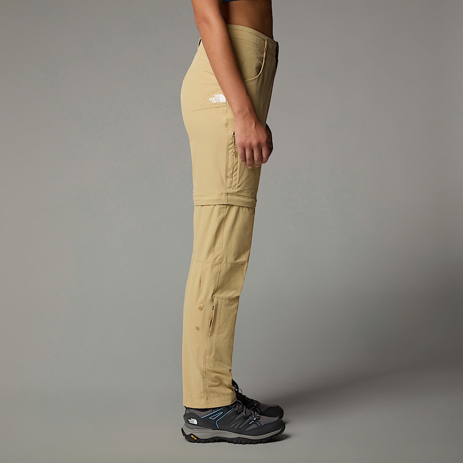 Women The North Face Exploration Convertible Straight Pants Khaki | NF0A63X1N