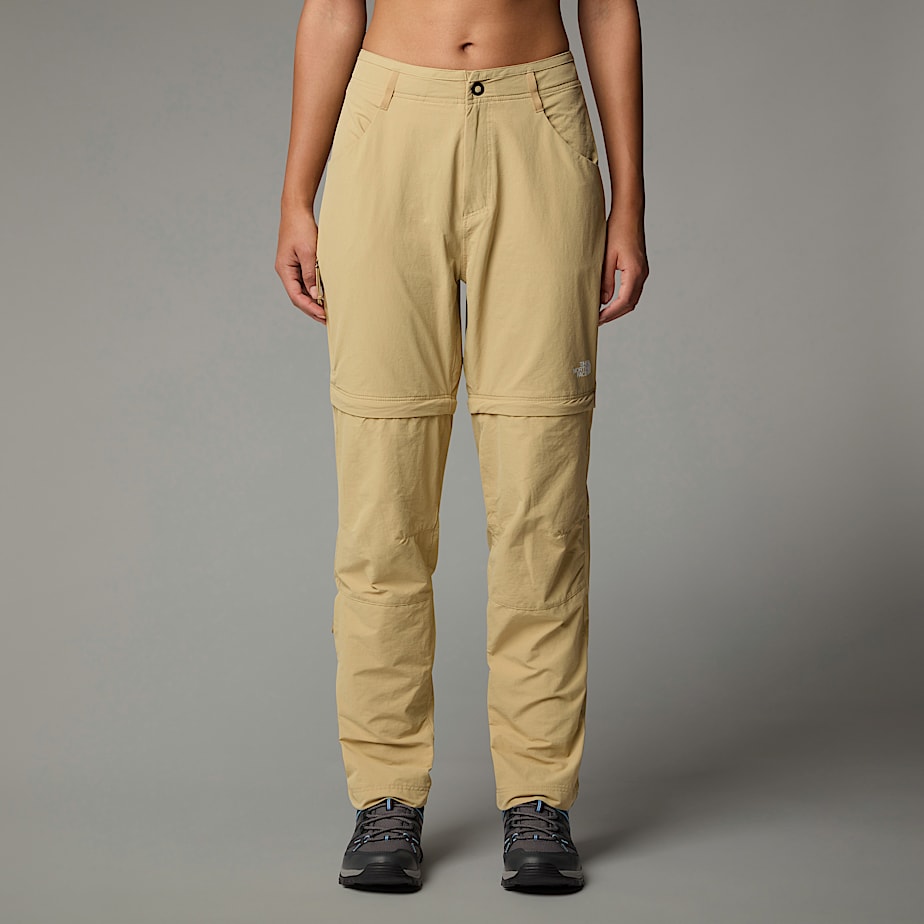 Women The North Face Exploration Convertible Straight Pants Khaki | NF0A63X1N