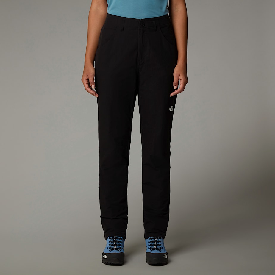Women The North Face Exploration Pants Black | NF0A16W0F