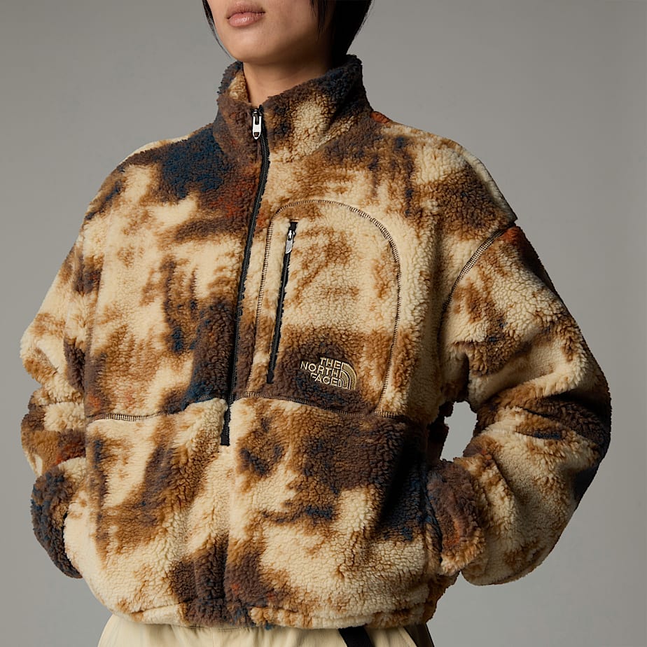 Women The North Face Extreme Pile Fleece Pullover Brown | NF0A17X6C