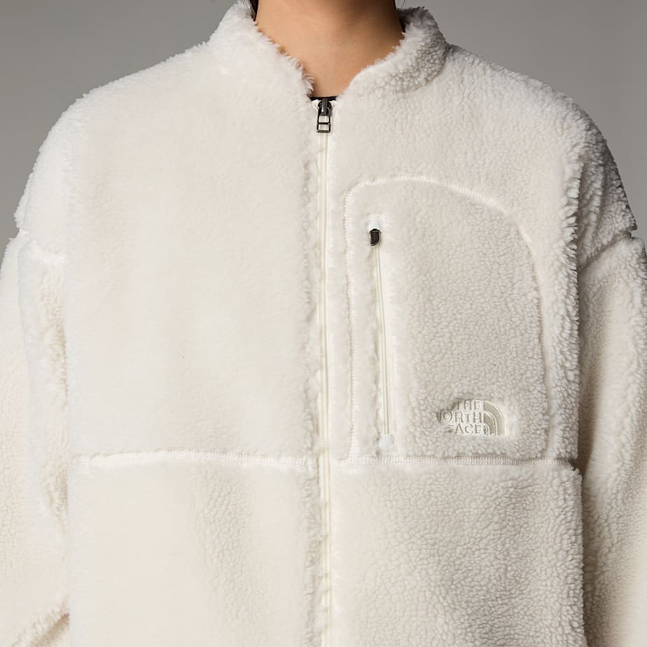 Women The North Face Extreme Pile Full-Zip Fleece Jackets White | NF0A38Z0I
