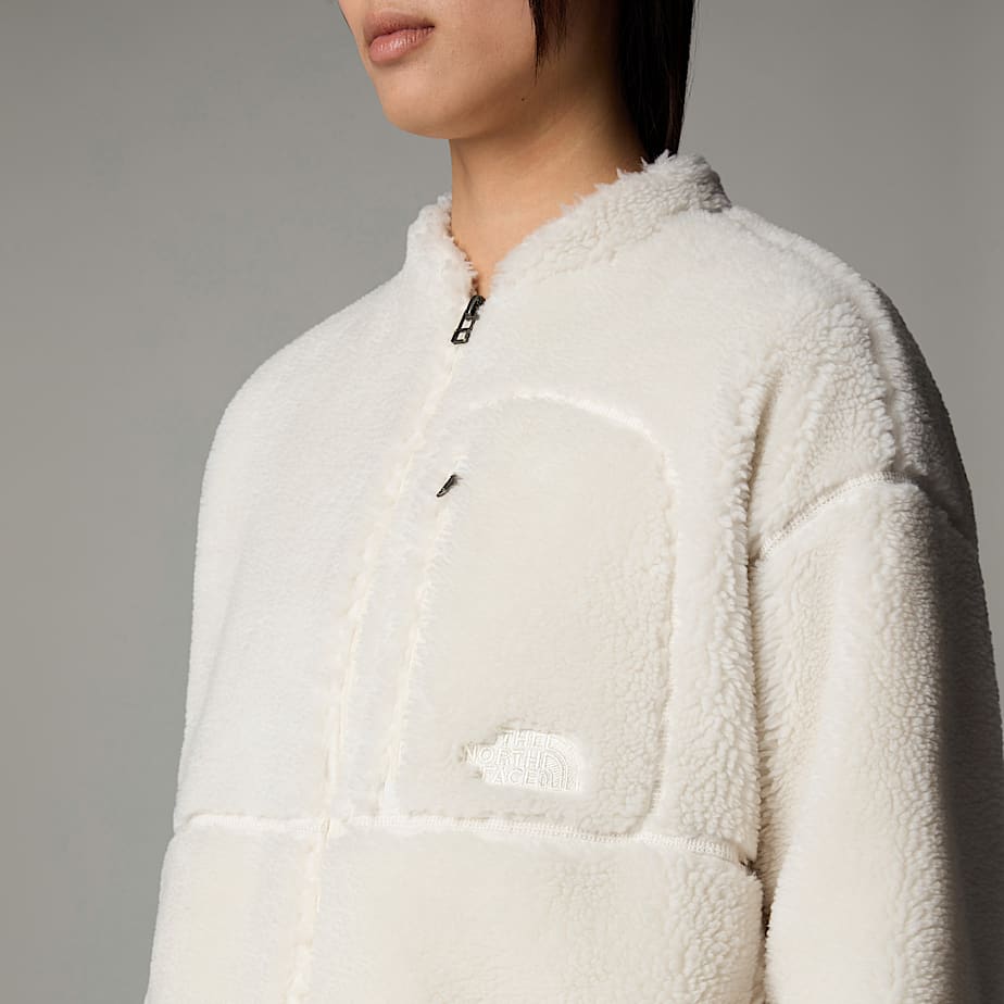Women The North Face Extreme Pile Full-Zip Fleece Jackets White | NF0A38Z0I
