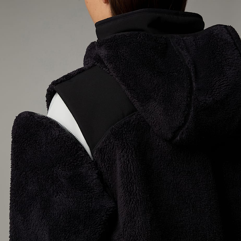 Women The North Face Fleece Full-Zip Fleece Jackets Black | NF0A45X9C
