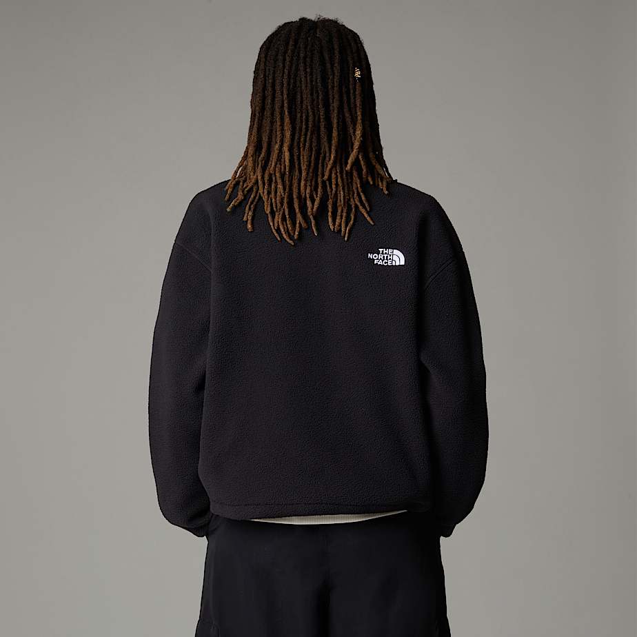 Women The North Face Fleeski Full-Zip Fleece Jackets Black | NF0A06J9K