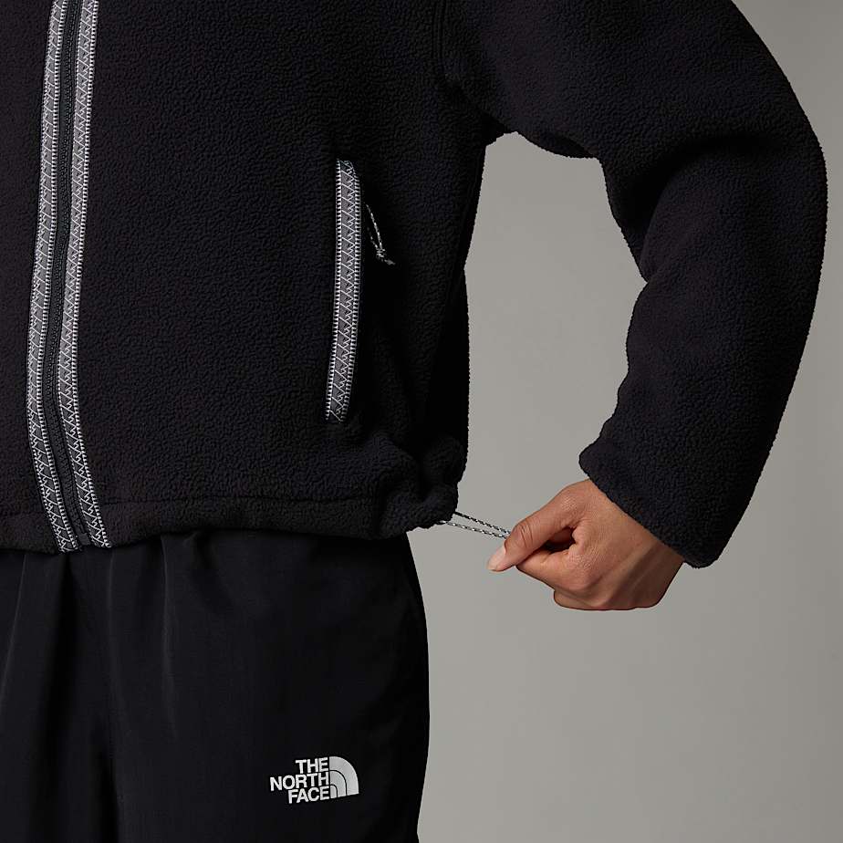 Women The North Face Fleeski Full-Zip Fleece Jackets Black | NF0A06J9K