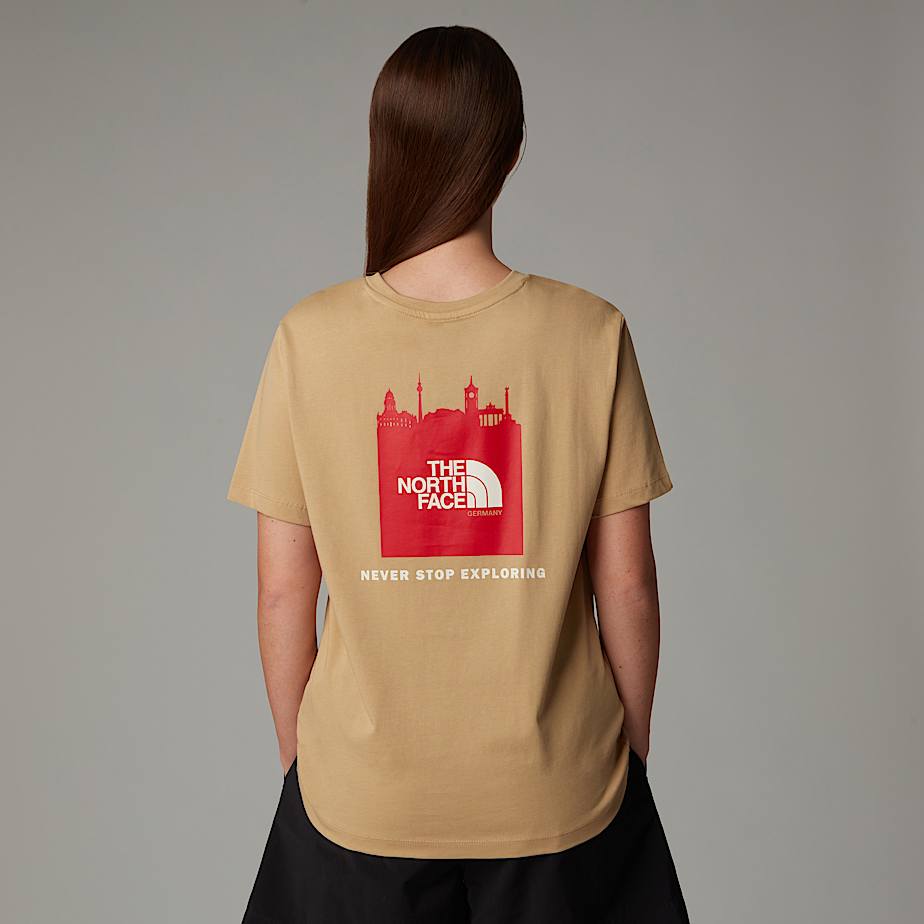 Women The North Face Germany Redbox T Shirts Khaki | NF0A36I9L