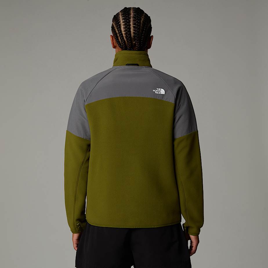 Women The North Face Glacier Heavyweight Full-Zip Fleece Jackets Olive | NF0A63Y9D