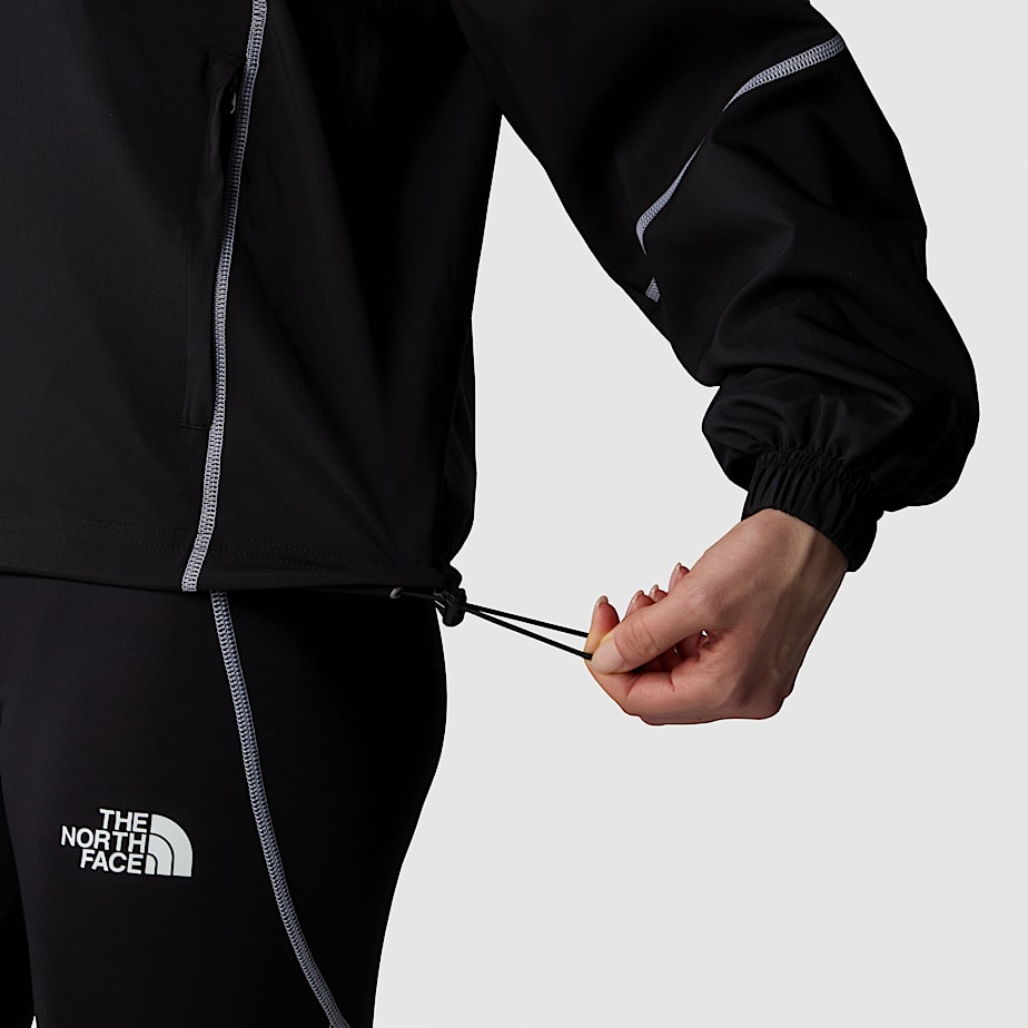 Women The North Face Hakuun Wind Jacket Black | NF0A63M2E