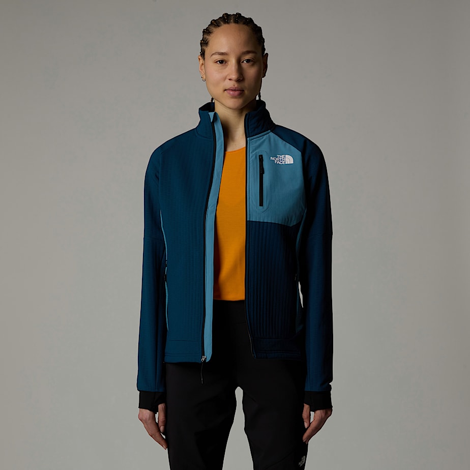 Women The North Face Highball Fleece Jackets Blue | NF0A66Q8A