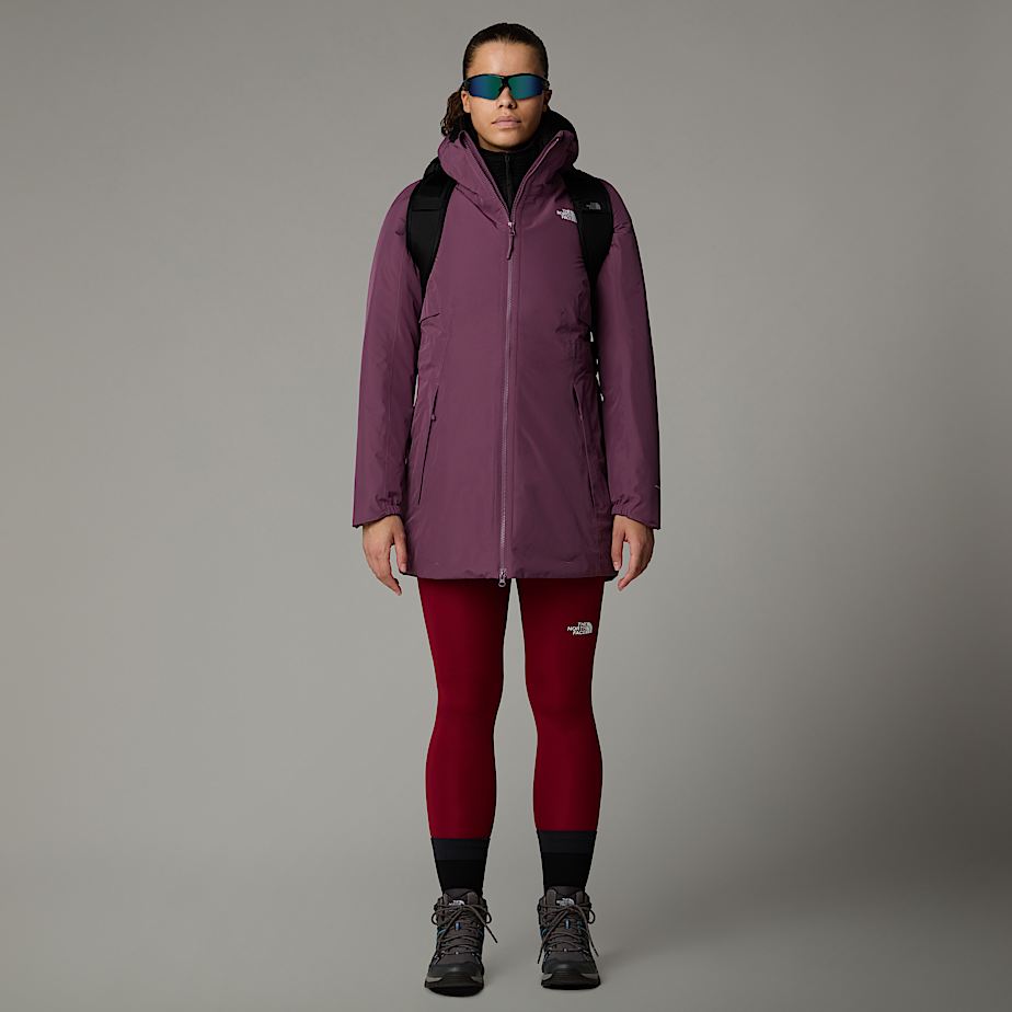 Women The North Face Hikesteller Insulated Parka Purple | NF0A11A6I