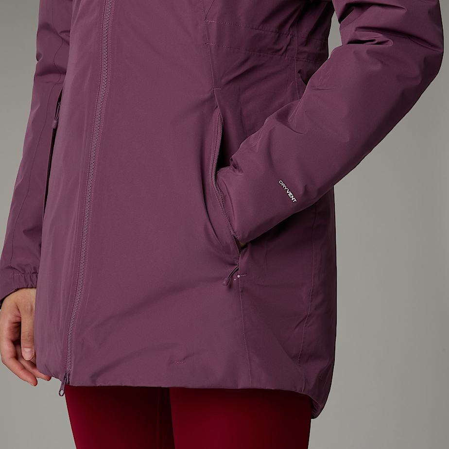 Women The North Face Hikesteller Insulated Parka Purple | NF0A11A6I