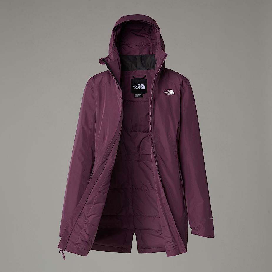 Women The North Face Hikesteller Insulated Parka Purple | NF0A11A6I