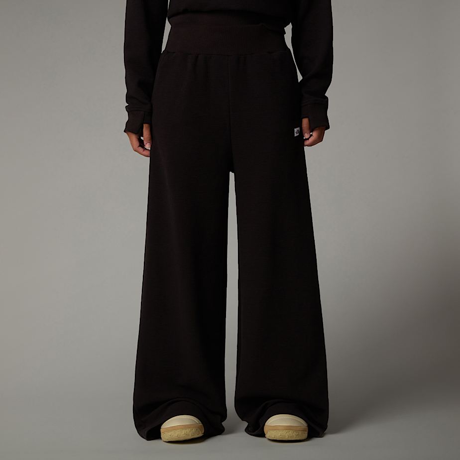 Women The North Face Hoden Wide Leg Joggers Black | NF0A50Y7S