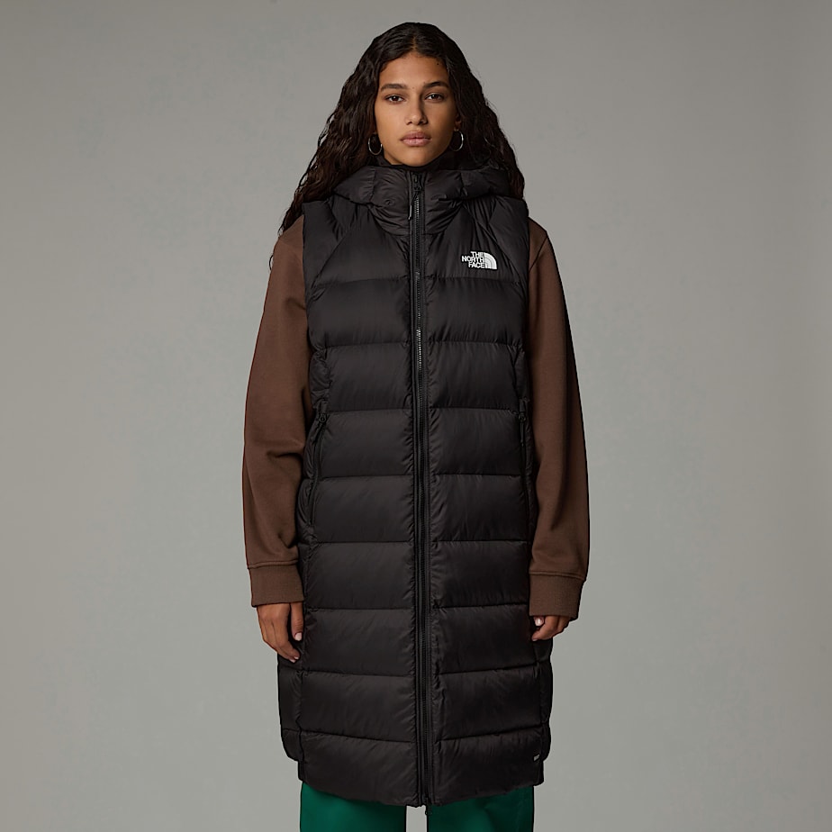 Women The North Face Hyalite Long Down Vest Black | NF0A30I3R