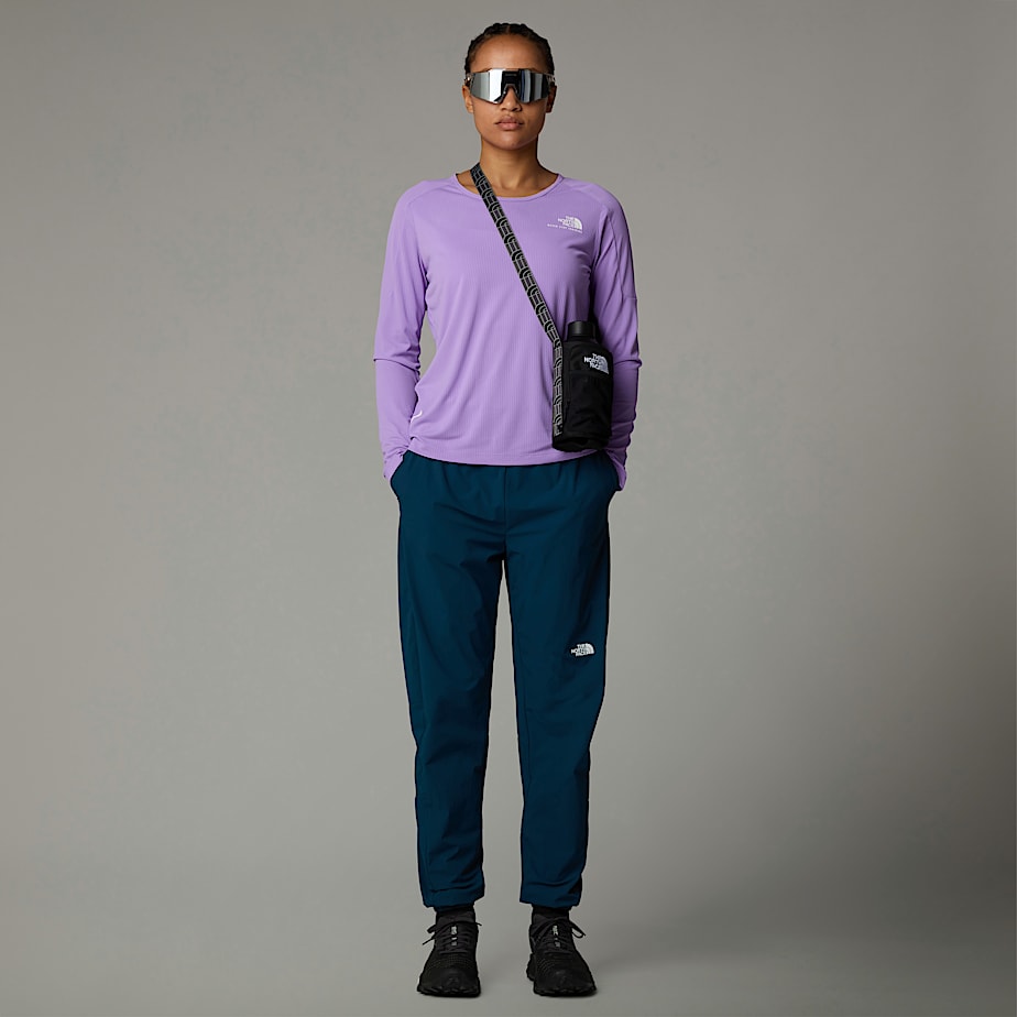 Women The North Face Kikash Long-Sleeve T Shirts Purple | NF0A90Z6Y