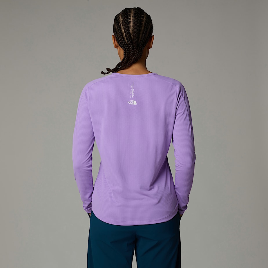 Women The North Face Kikash Long-Sleeve T Shirts Purple | NF0A90Z6Y