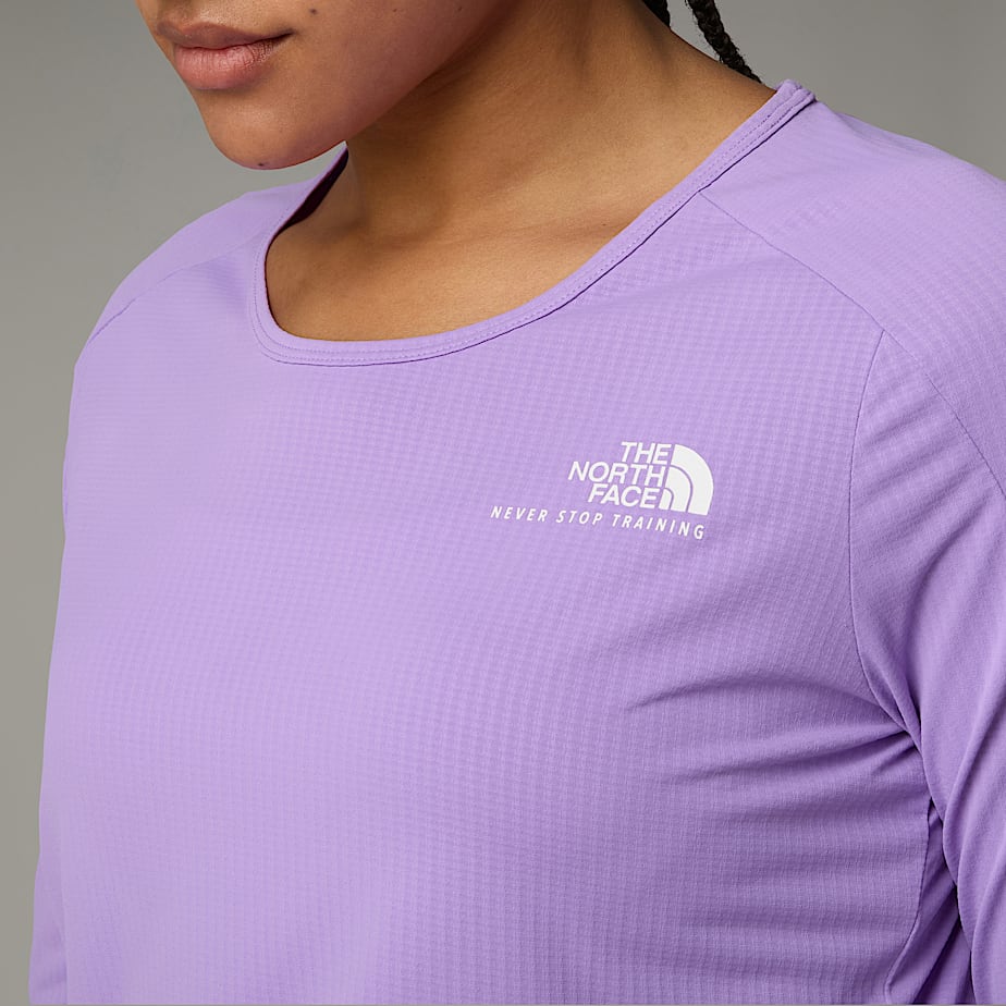 Women The North Face Kikash Long-Sleeve T Shirts Purple | NF0A90Z6Y